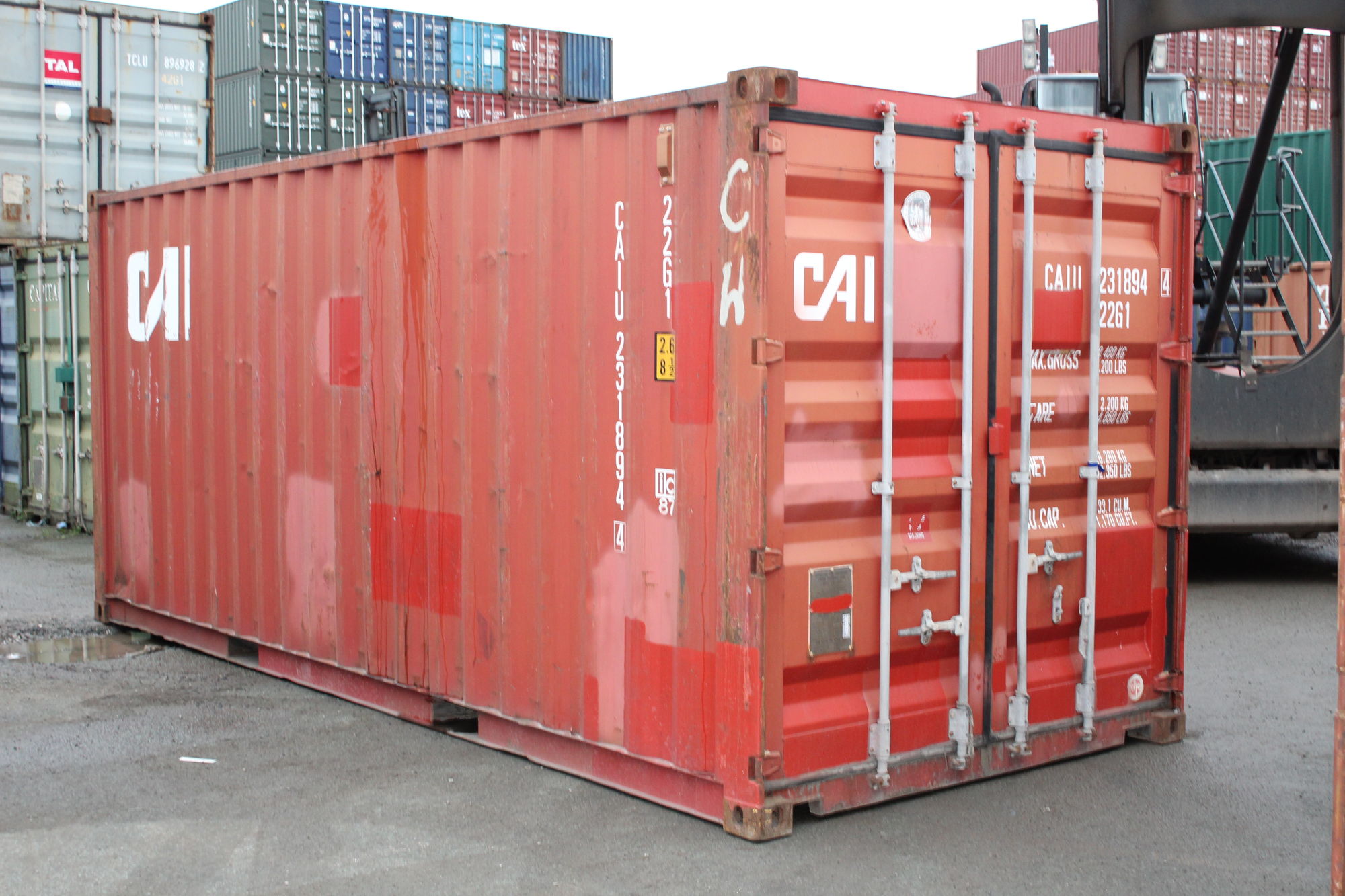 20ft Used Shipping Containers 20ft S2 Doors - Image 2