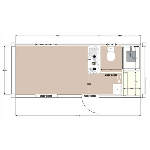 20ft Modified Container House - Image 2
