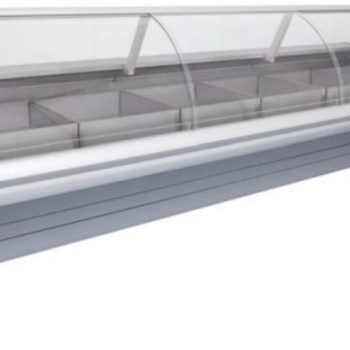 Curved Glass Meat Chiller – 2.4m (CG2440MC/AE) - COMMERCIAL FRIDGE & FREEZER