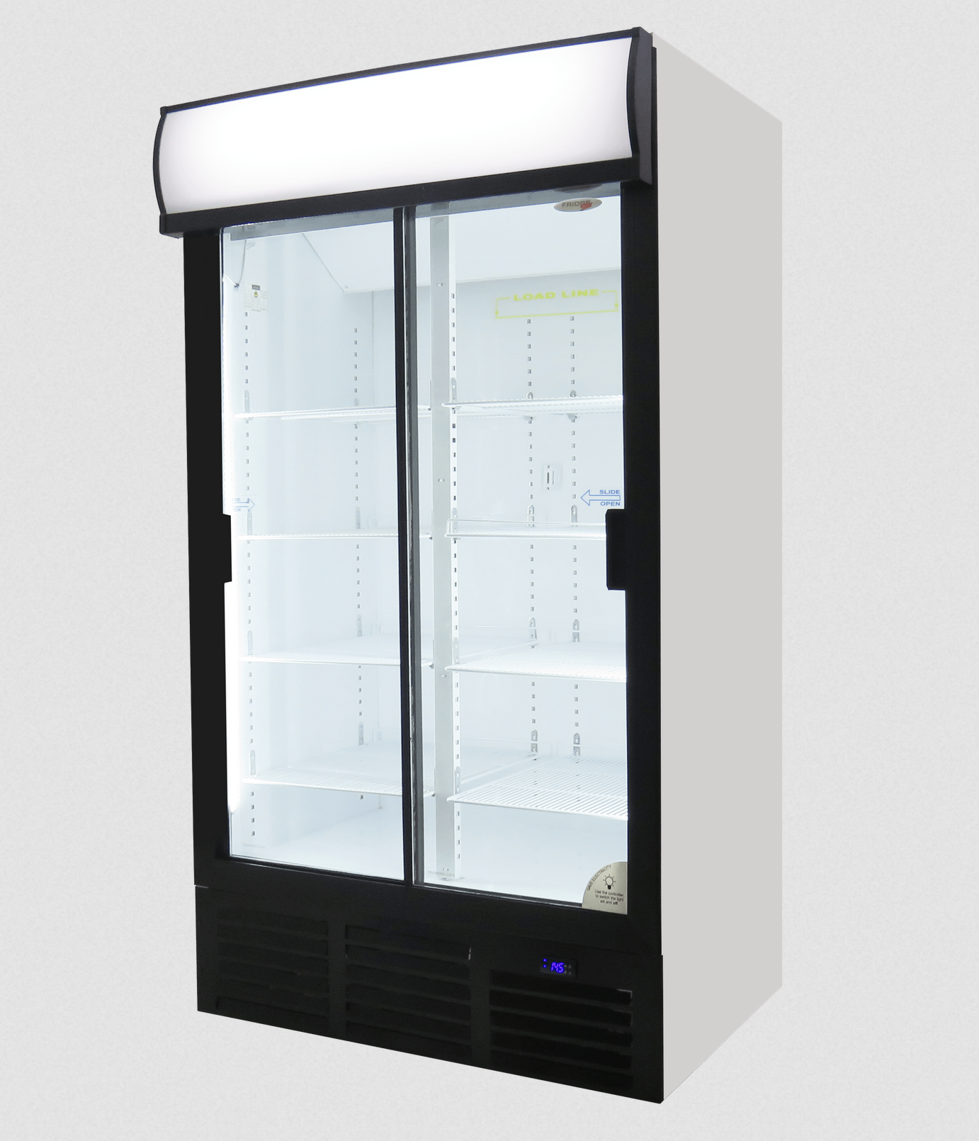 Double Sliding Door Beverage Cooler – ES1140 (764L) - COMMERCIAL FRIDGE & FREEZER