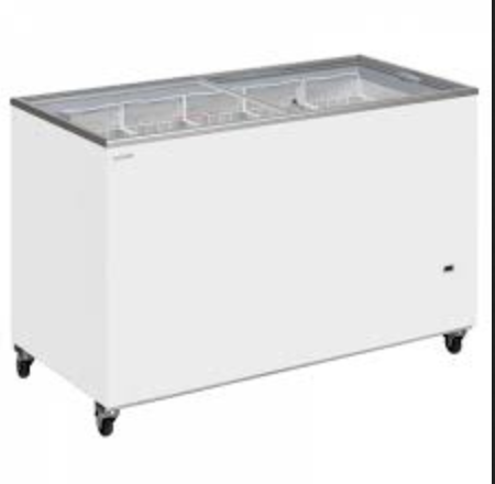 Flat Glass Top Ice Cream Freezer – 430L (IC500SC) - COMMERCIAL FRIDGE & FREEZER