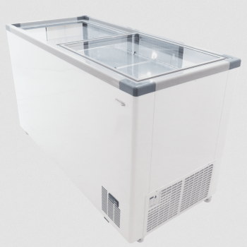 Glass Top Chest Freezer – 520L (VL525) - COMMERCIAL FRIDGE & FREEZER